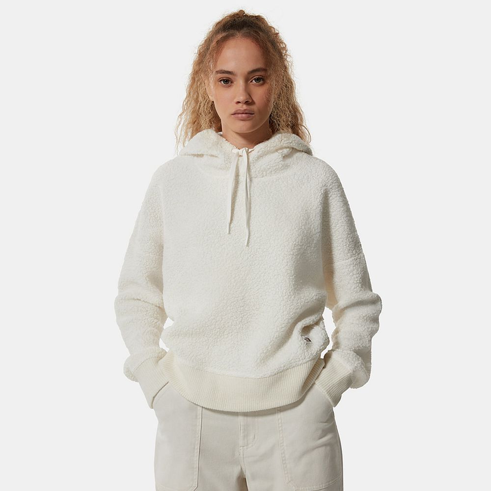 The North Face Hoodie Womens Australia - The North Face Harrison Wool White (MDZ-786294)